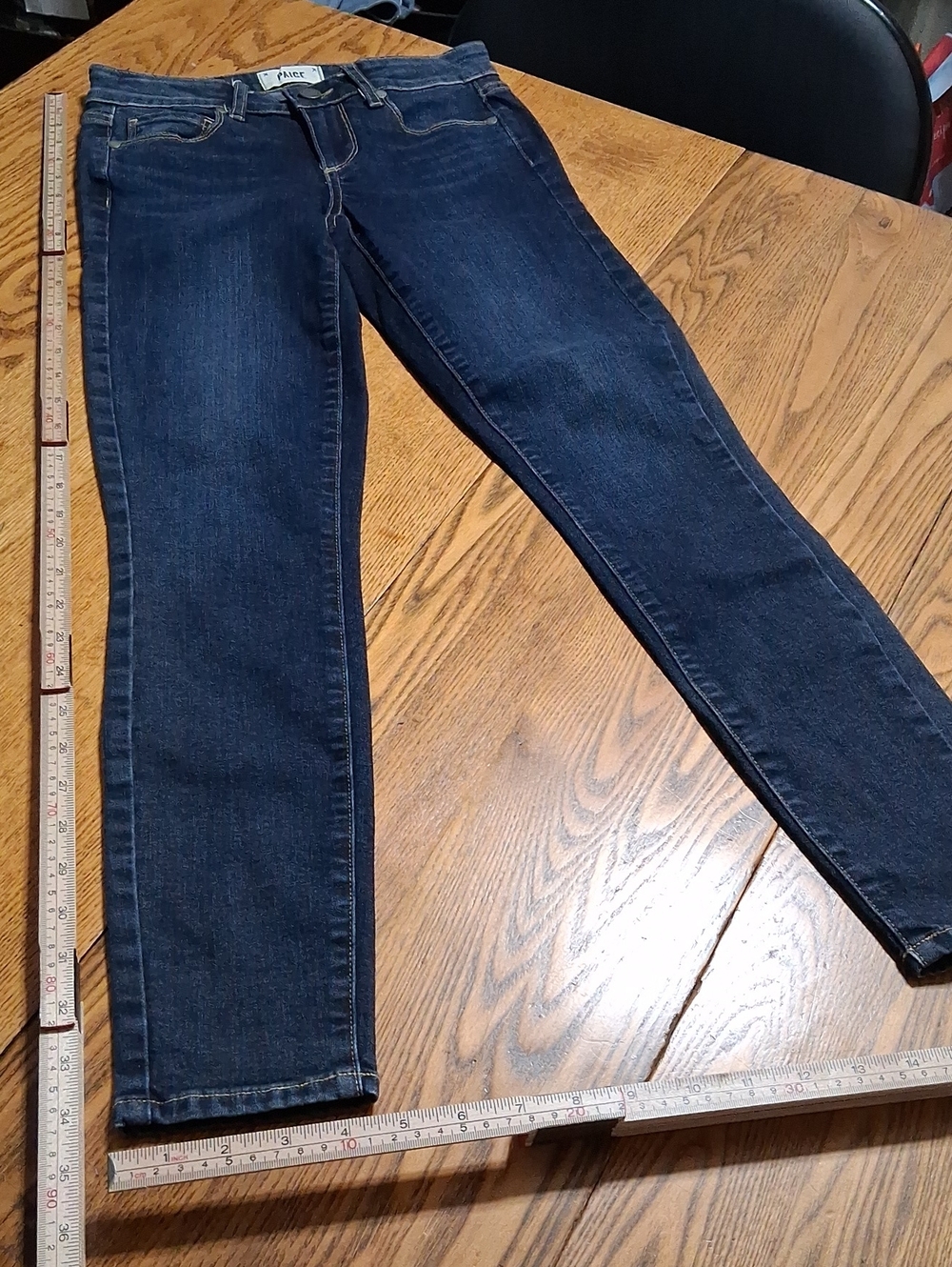 Paige Jeans Women 24 Blue SKINNY Denim Used Preowned